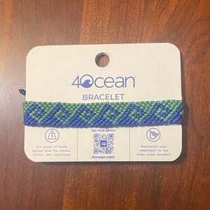 4Ocean bracelet. Funds a global ocean cleanup operation. NWT